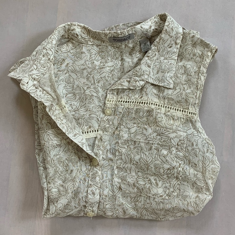 Toad&Co coastal tank top blouse